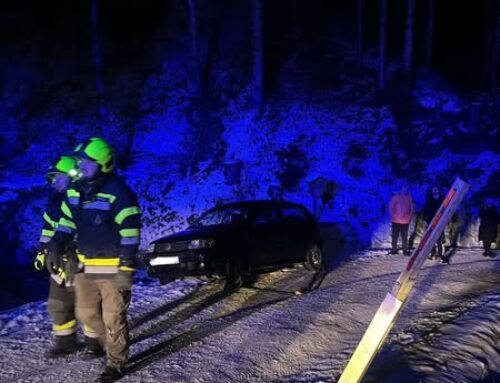 Einsatz FF Donnersbach Sirenenalarm ++++T03-VU/Berg-ÖL++++ 13.01.2025 22:47 Uhr